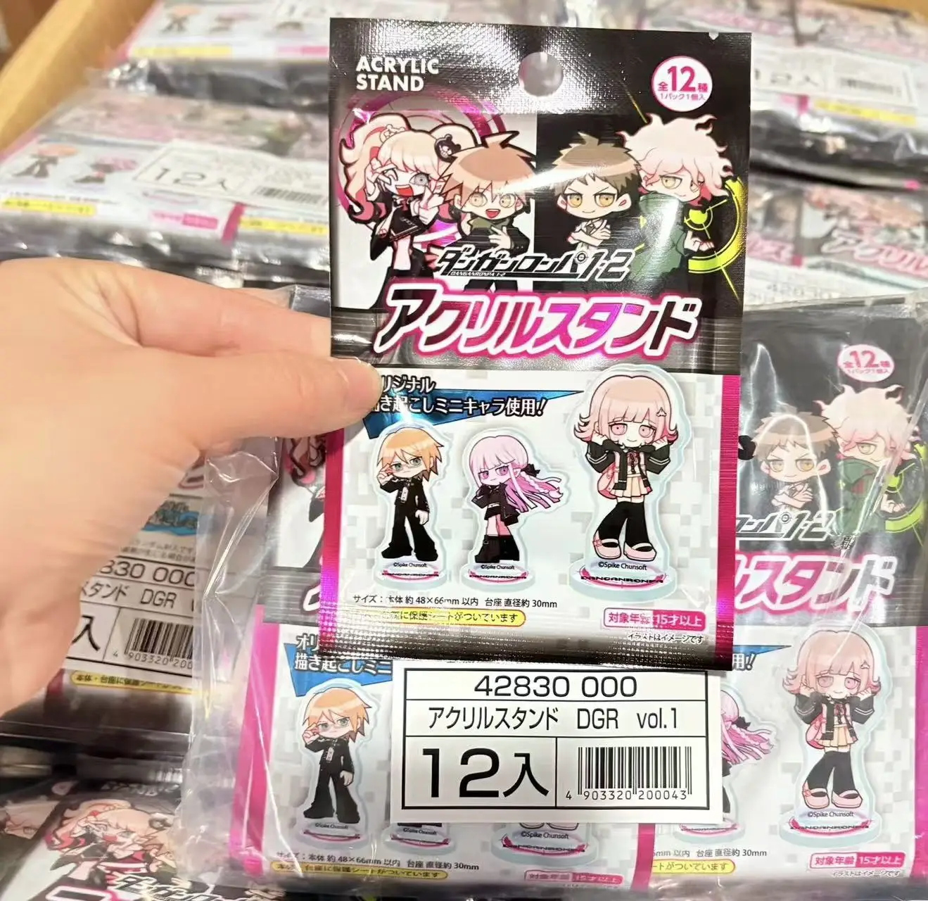 Original Anime Danganronpa Nagito Komaeda Makoto Naegi Acrylic Plaque Badge Stickers Card Blind Bag Cute Fun Collection Gift
