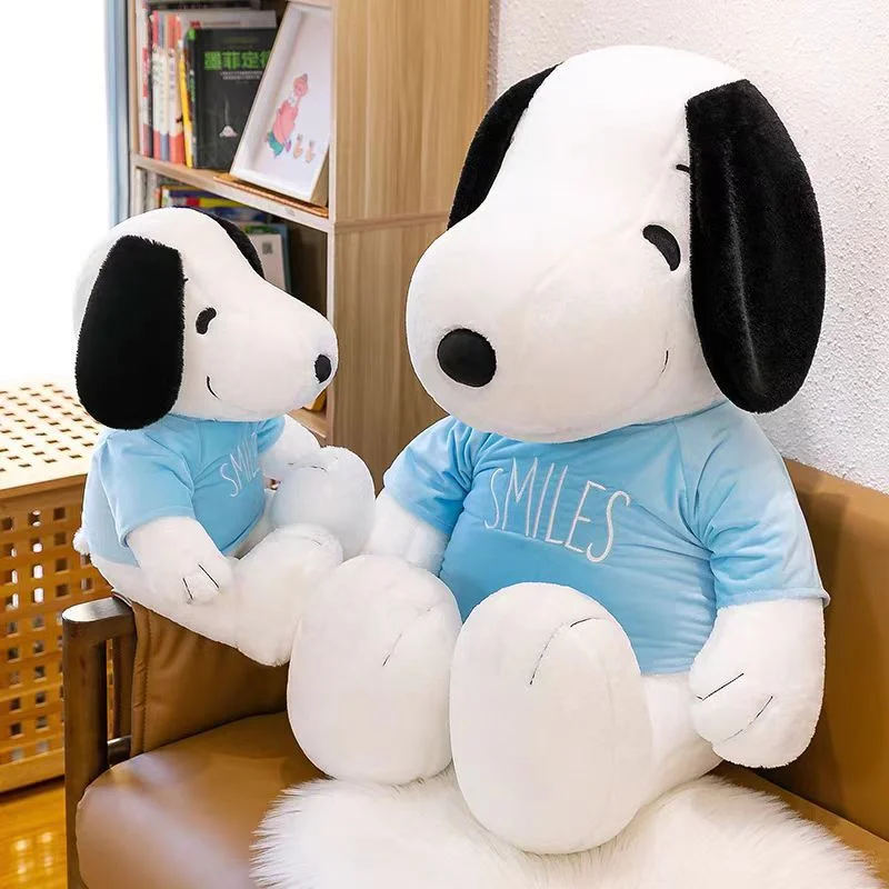 2026 Nuovo 35 centimetri Del Fumetto Sveglio Snoopy Peluche Cuscino Divano Schienale Peluche Bambola Regali Per I Bambini regalo di compleanno