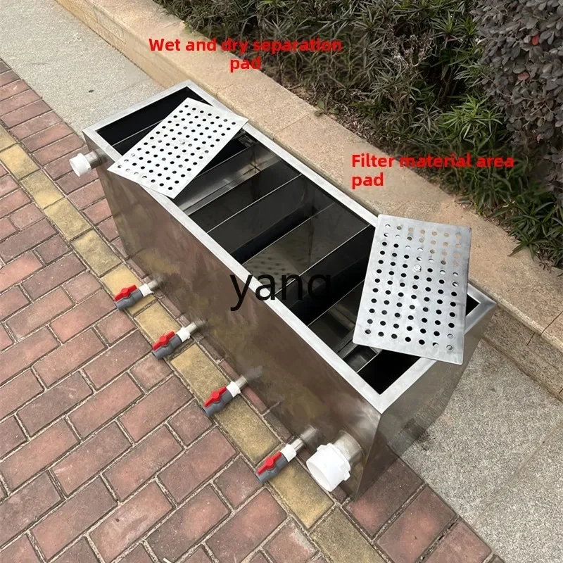 

LTT stainless steel multifunctional filter box filter, koi fish pond filter tank