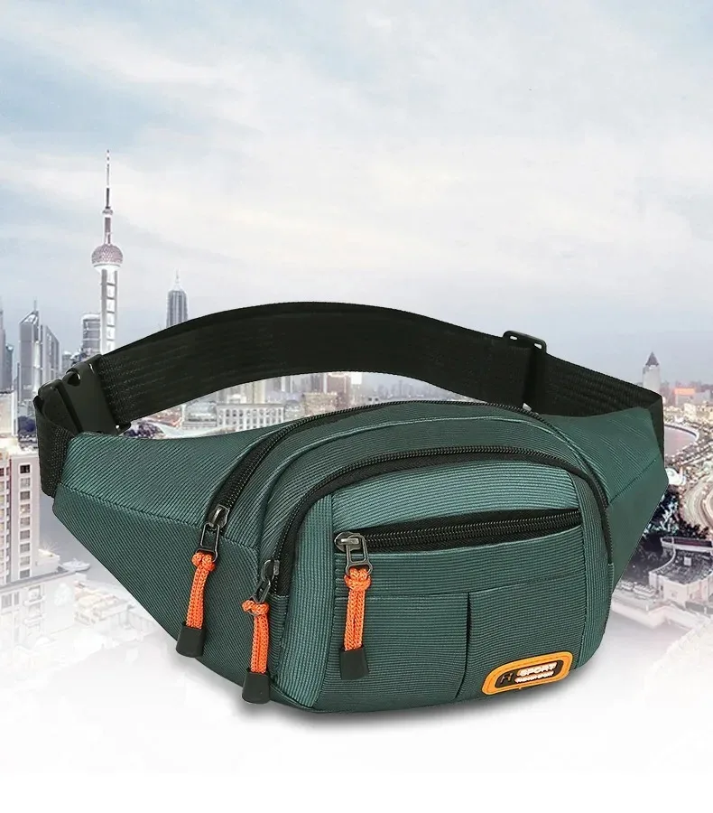 

Waterproof Fishing Waist Fanny Pack Large Capacity Oxford Tactical Bag for Outdoor Hiking Camping Tackle Storage Men Women