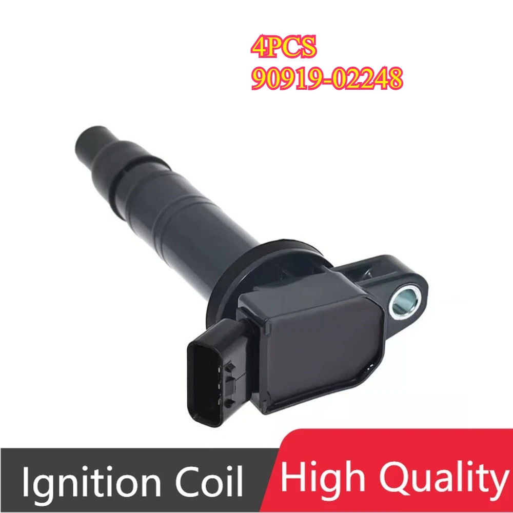 

4 шт. 909019-02248 9091902248 90919-02260 90919-T2001 UF495 Катушки зажигания для Camry, Matrix, 4Runner, Tundra, Rav4, Avensis, Sienna