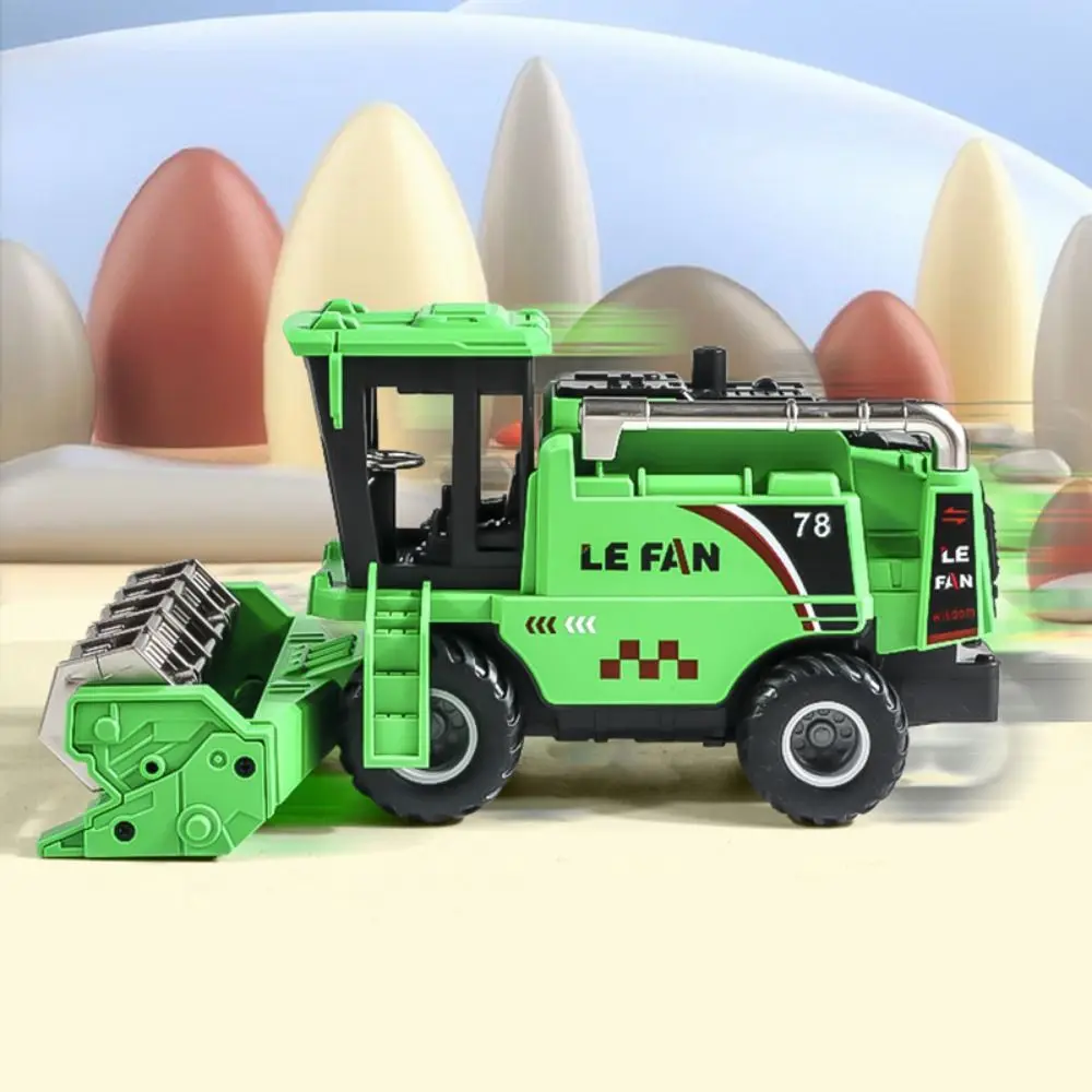 Harvester Simulation Farm Harvester Toy Tractor Toy Crane Kids Farmer Cart Toy Manual Skills Dump Truck