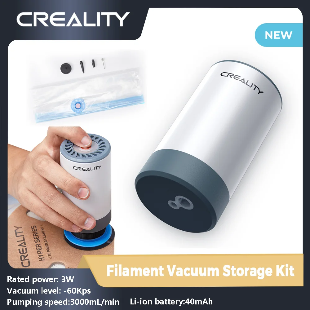 

Creality 3D Printer Filament Vacuum Storage Kit Acuum Storage Refuse Moisture vacuum storage of filament helps 3D printing