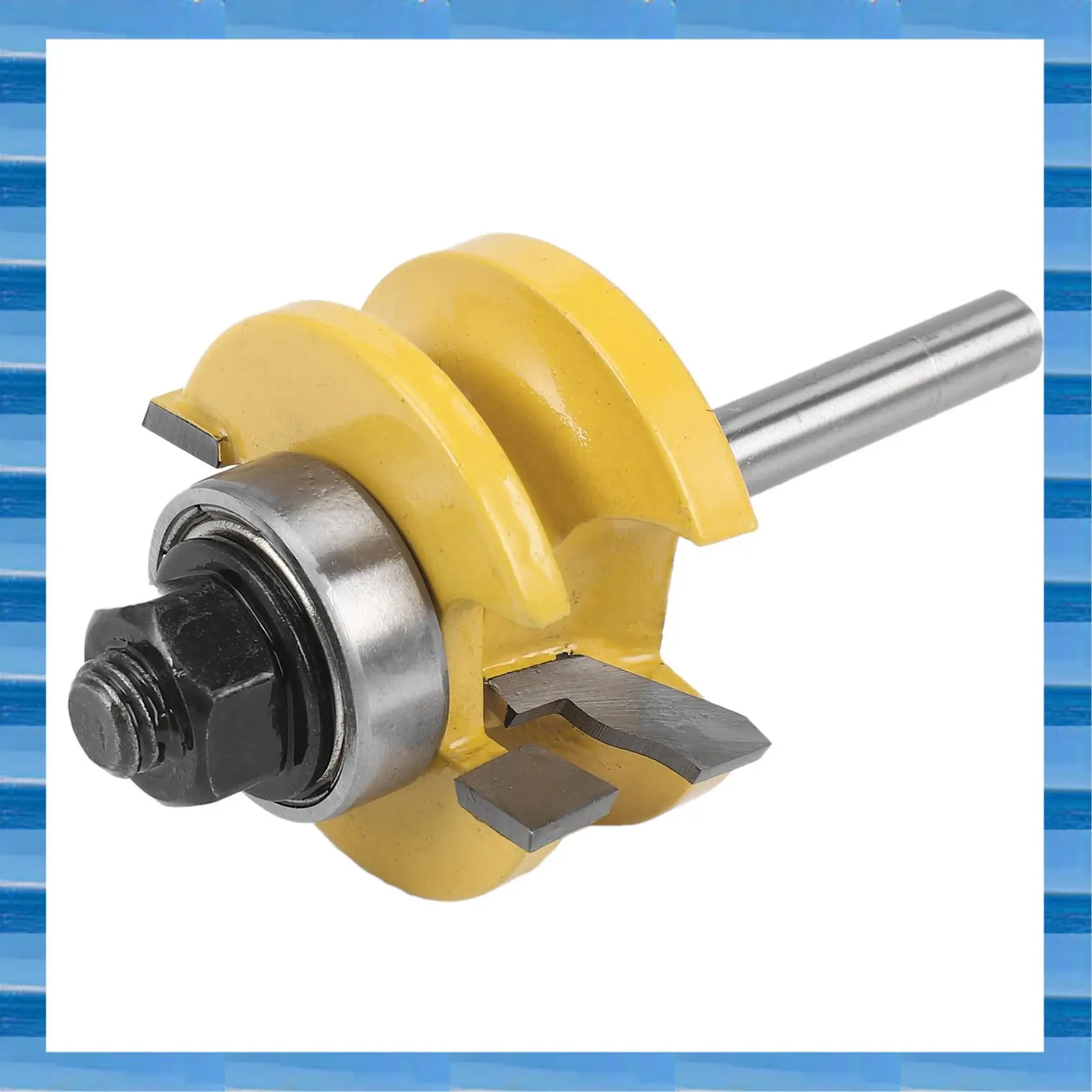 

AT53 6 шт. 1/4 хвостовика с приподнятой панелью, набор фрез для дверей шкафа - 3 бита Ogee, деревообрабатывающие фрезы, деревообрабатывающие фрезы