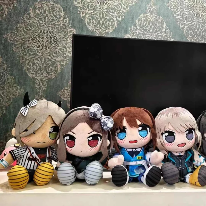 20cmアニメガールズバンドcryぬいぐるみおもちゃ、アイセリ、ニーナ、カワラギ、モモカ、エビズカ、トモぬいぐるみ、コスプレ、子供の誕生日プレゼント