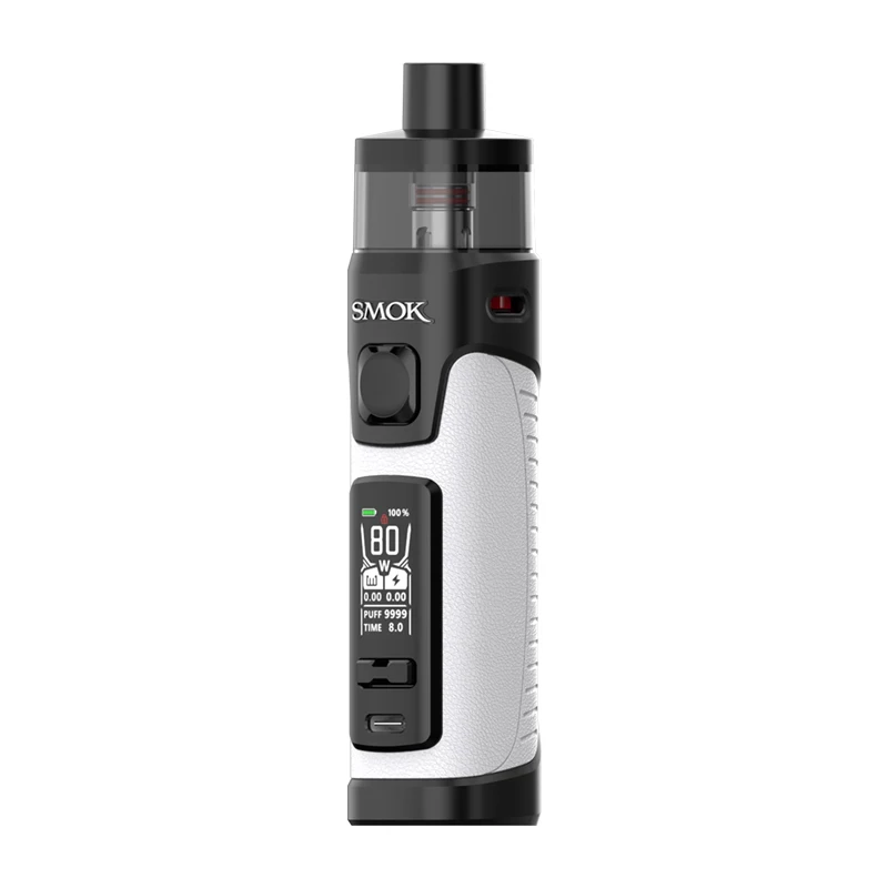 Smok Original RPM 5 Pro Kit 80W บุหรี่ไฟฟ้า, บุหรี่ไฟฟ้าแบบขดลวด3ตาข่าย6.5ml 18650แบตเตอรี่3.7ml