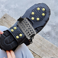 s Climbing Hiking Anti Outdoor Supplies slip Spikes Ice Grippers Shoes Covers Non slip Snow Gear Outdoor Supplies