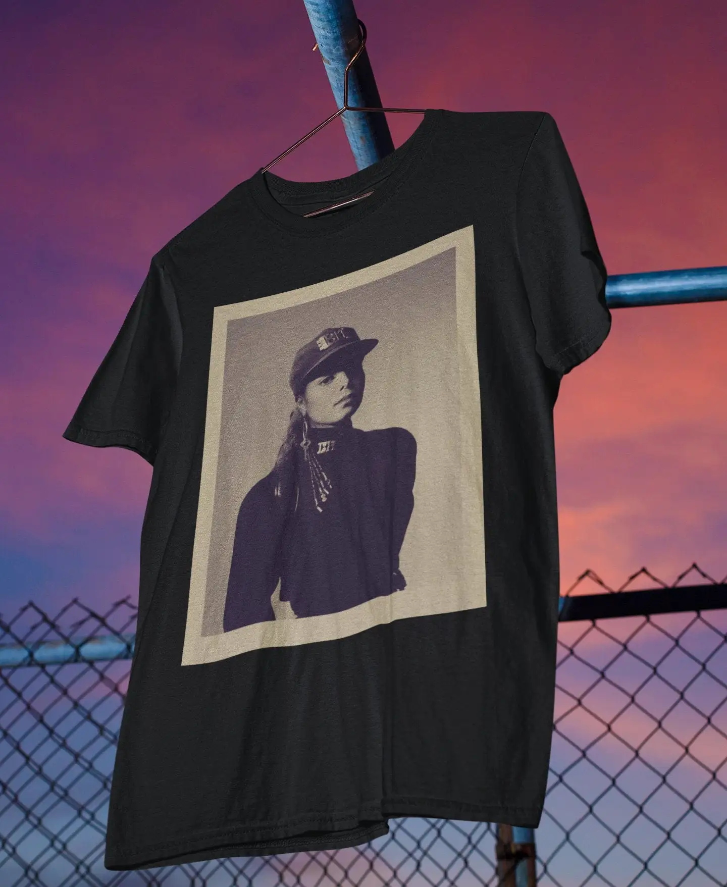 Janet Jackson Rhythm Nation Heavy Cotton T Shirt