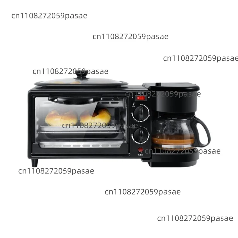 

Многофункциональная бытовая электрическая печь 3-в-1: кофеварка, гриль и сковорода для жарки