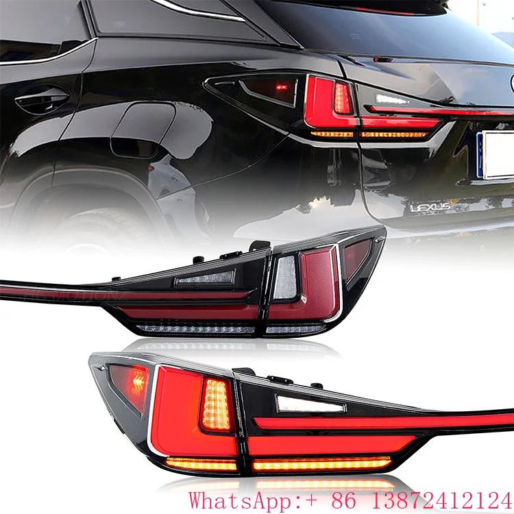 

HCMOTIONZ Factory LED L RX 450h F 2016-2022 Tail Lights Start up Animation Rear Light for Lexus RX 350