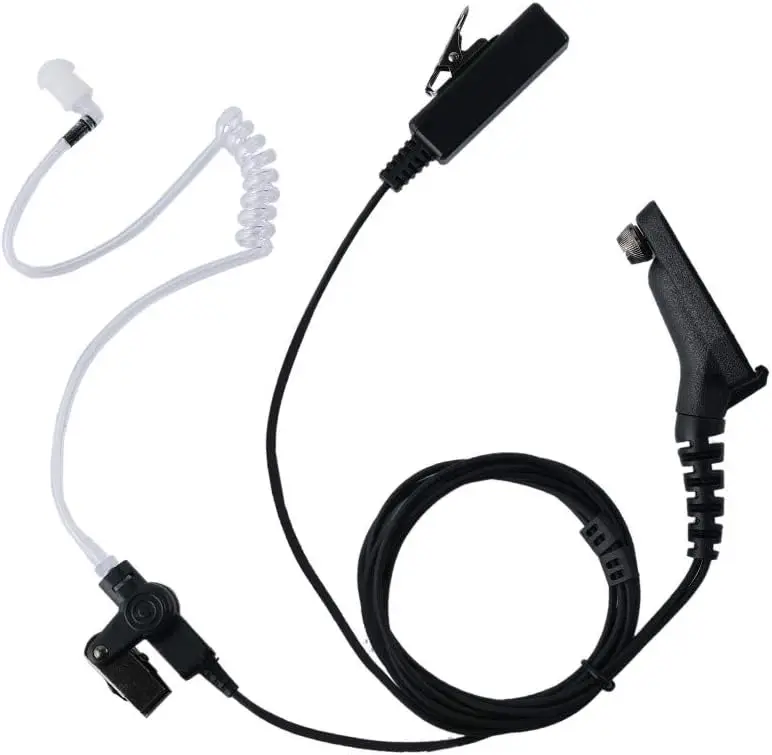 APX 6000 earpiece, 2 Wire Surveillance Security Acoustic Tube Eeapiece Headset for Motorola MTP850 XPR 6550 6350 XPR7550 7550e