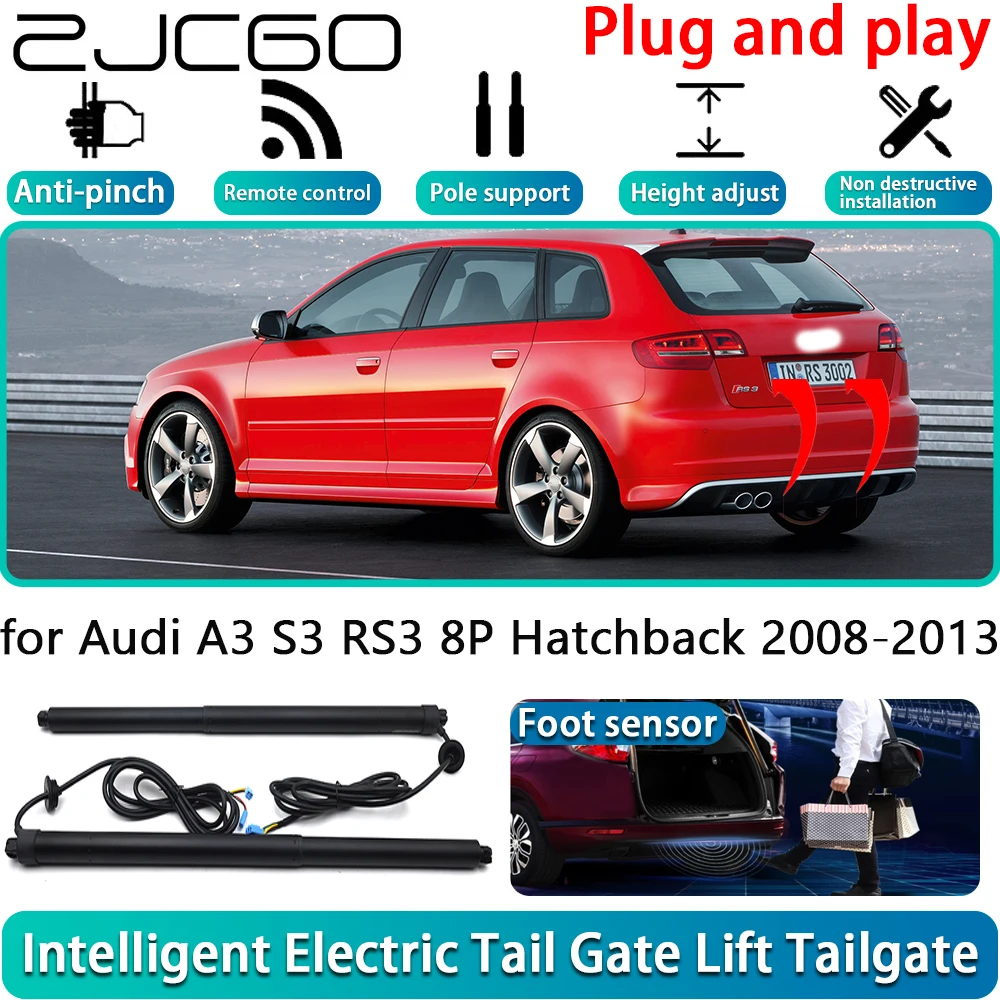 

for Audi A3 S3 RS3 8P Hatchback 2008-2013 Electric Powered Tailgate Power Liftgate Automatic Tailgate System With Foot Sensor