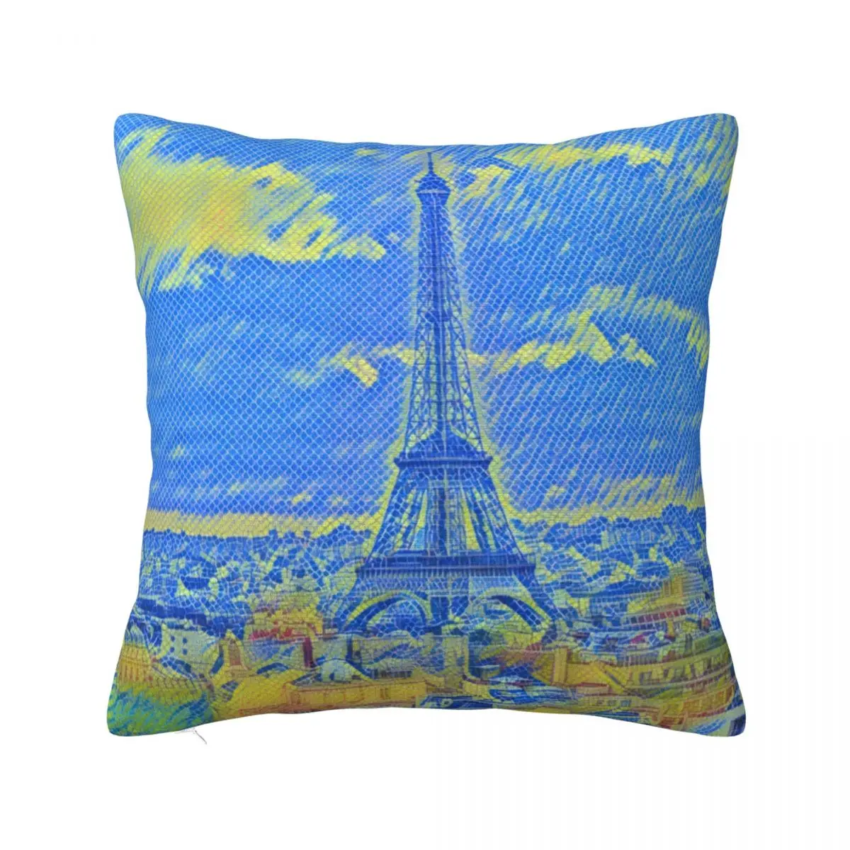 Paris Eiffel Tower France Pillowcase Polyester Cushion Cover Decorative Trip Art Pillow Case Cover Home Dropshipping 40*40cm