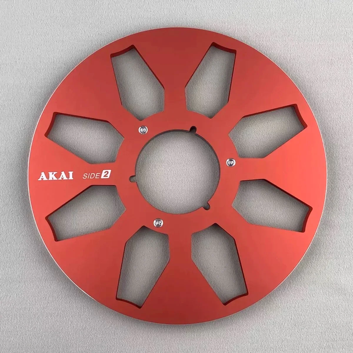 10'' 1/4' Zoll Aluminiumspule für Roll-to-Roll-Bänder, Recorder, leere Aufwickelspule, kompatibel mit AIKI Studer ReVox TEAC BASF – Detail 2