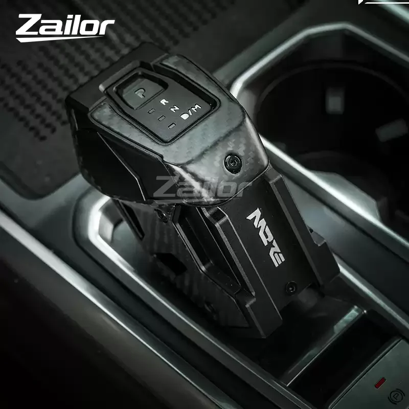 For GWM Great Wall Tank 300 Carbon Fiber Gear Shift Knob Modification Aluminum Alloy Gear Lever Car Interior Accessories