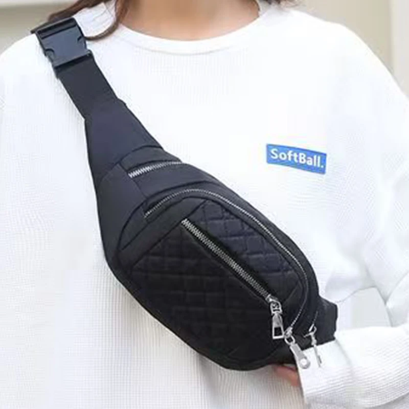 Bolsas retangulares de estilo neutro para homens e mulheres. Adequado para estudantes carregam como bolsa crossbody ao sair ou compras.