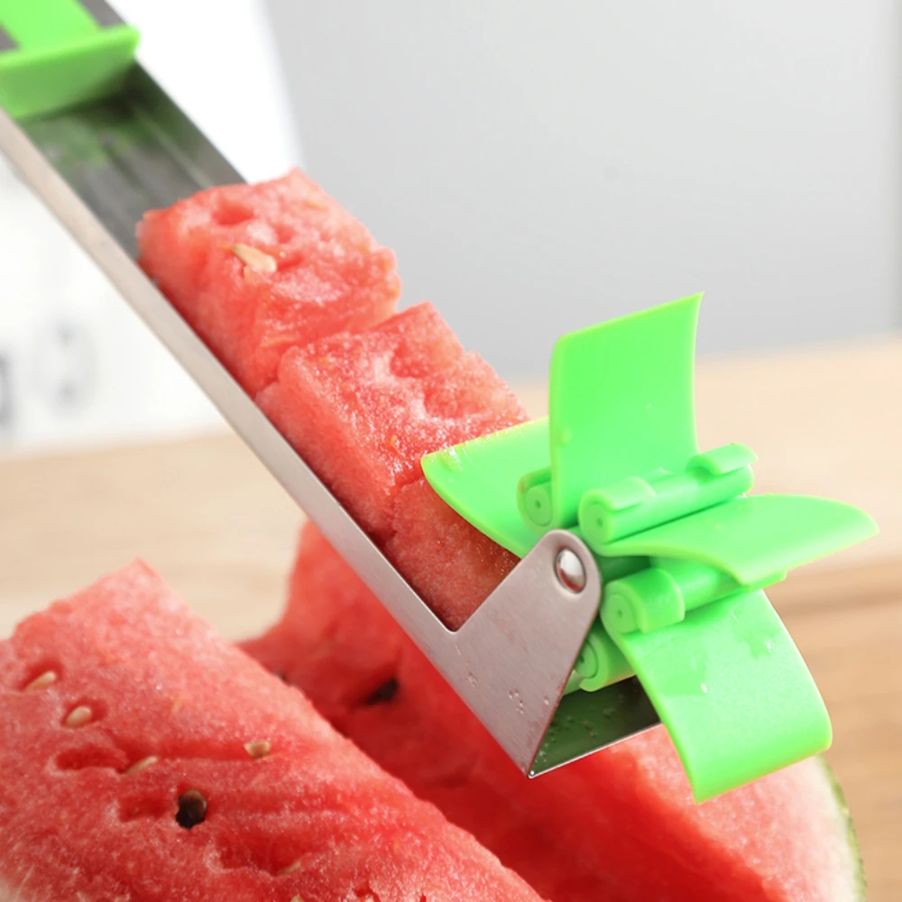 

Windmill Watermelon Melon Cutting Artifact Household Quick Watermelon Cutting Cutter Splitter Slicer