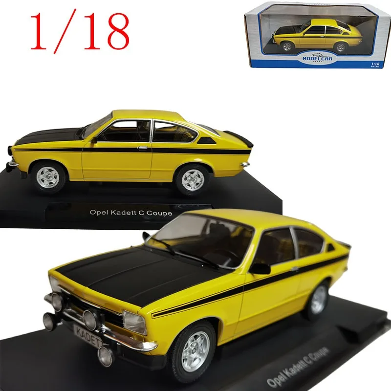 

Литой под давлением MCG масштаб 1/18 ‌ Желтый Opel Kadett C Coupe, модель автомобиля из сплава, игрушки для мальчиков, подарок, литье под давлением и игрушечный транспорт