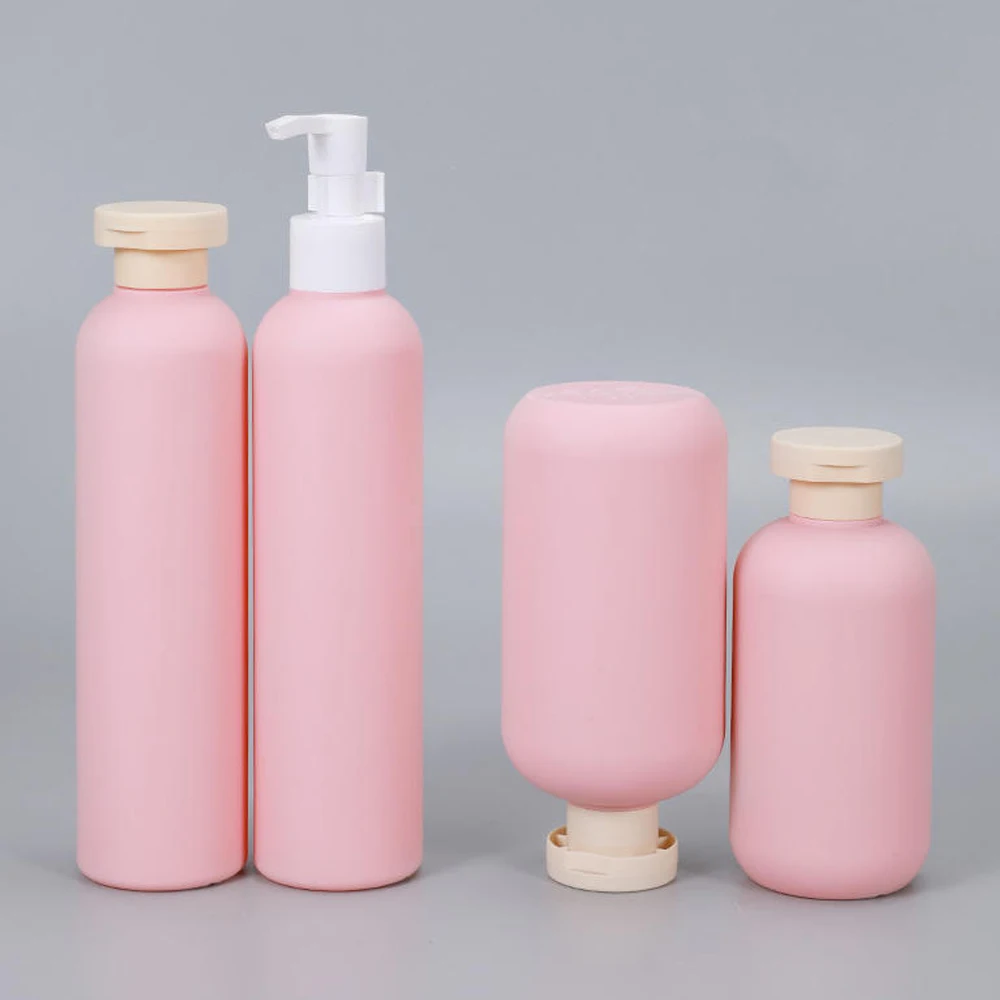 1 st 100/200/260/300 ml Flip Cover Lotion Fles Plastic Zeep Shampoo Dispenser Flessen met Pomp Conditioner Douche Container