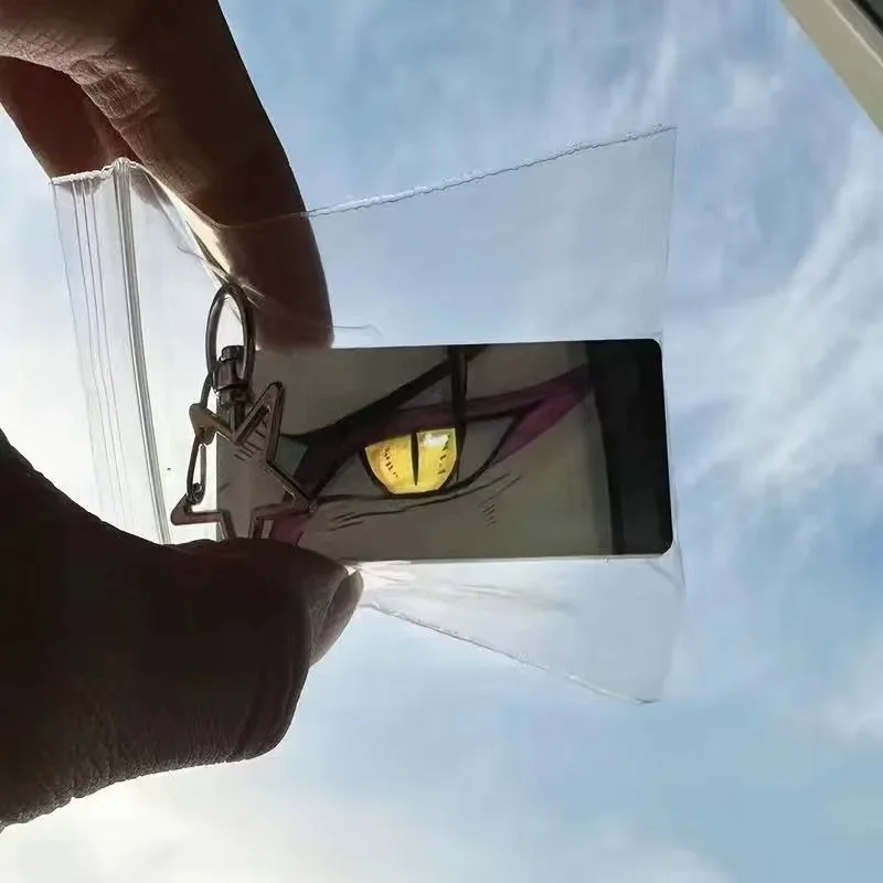 Original Naruto kreative Persönlichkeit leuchtende Augen Acryl Schlüsselanhänger Mode Tasche Dekoration Anhänger beliebte Check-in Requisiten