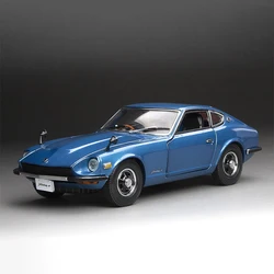 Diecast Original 1/18 Scale Nissan 1970 Fairlady Z S30 Sports Car 351 Simulation Alloy Car Model Display Collectible Decoration