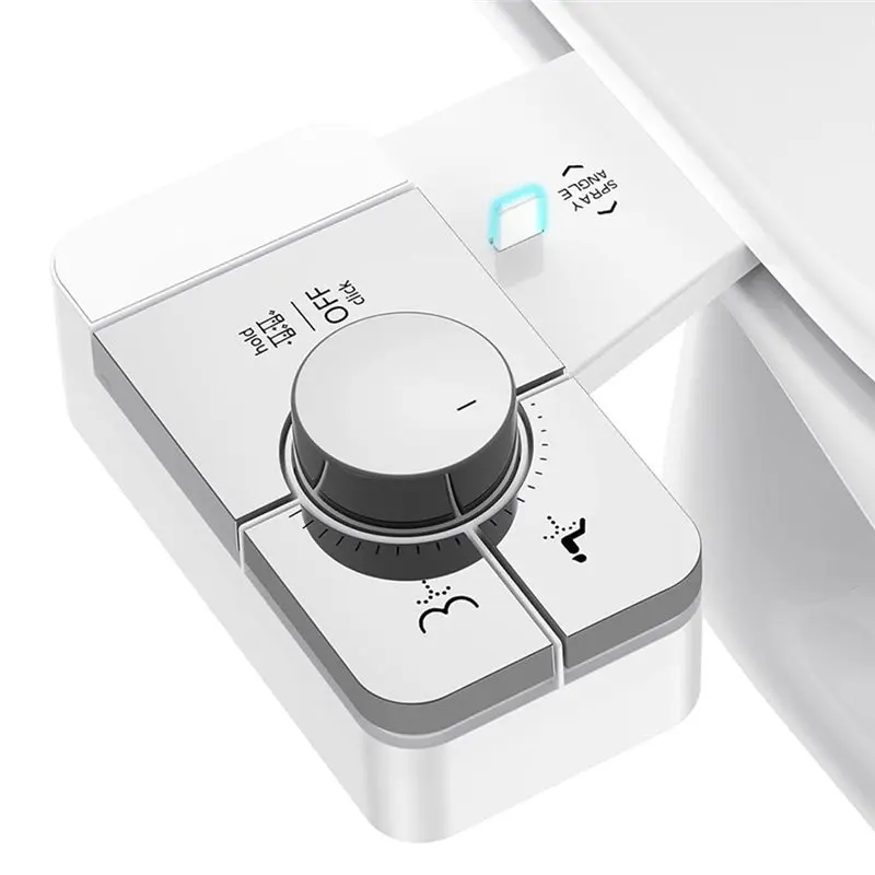 

AA51 Насадка-биде для унитаза, неэлектрическая, для женской гигиены, с регулируемым углом, двойным соплом, самоочисткой (США) US P