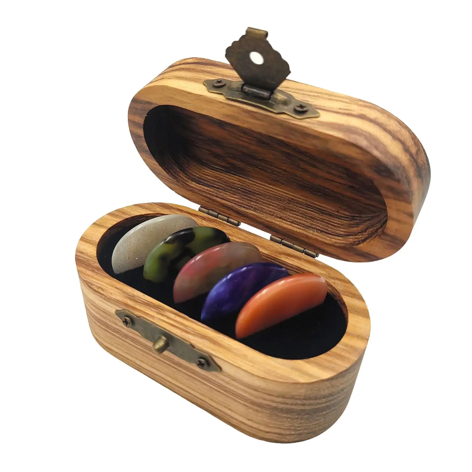 

Guitar Pick Box Mini Box Carrying Portable Storage Container for Guitarists Music Lovers Guitar Players Party Favors