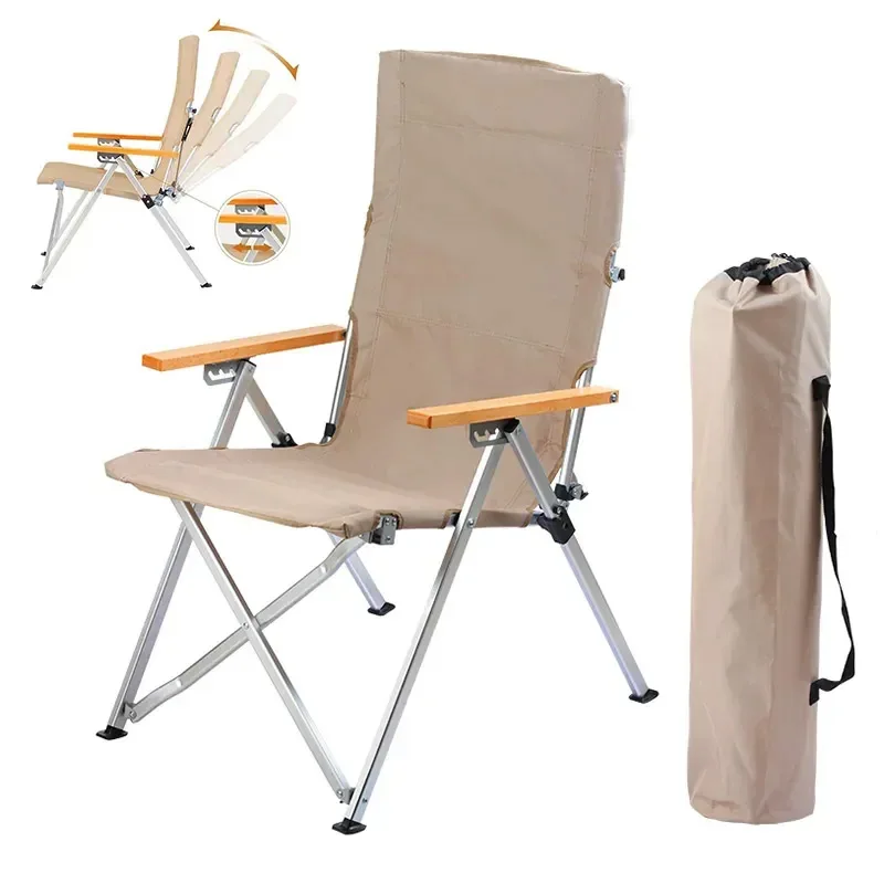 DIVEDEER Tragbarer Klappstuhl, Freizeitstuhl, Angelstuhl, Outdoor-Freizeitstuhl, Outdoor-Grill, Campingausrüstung