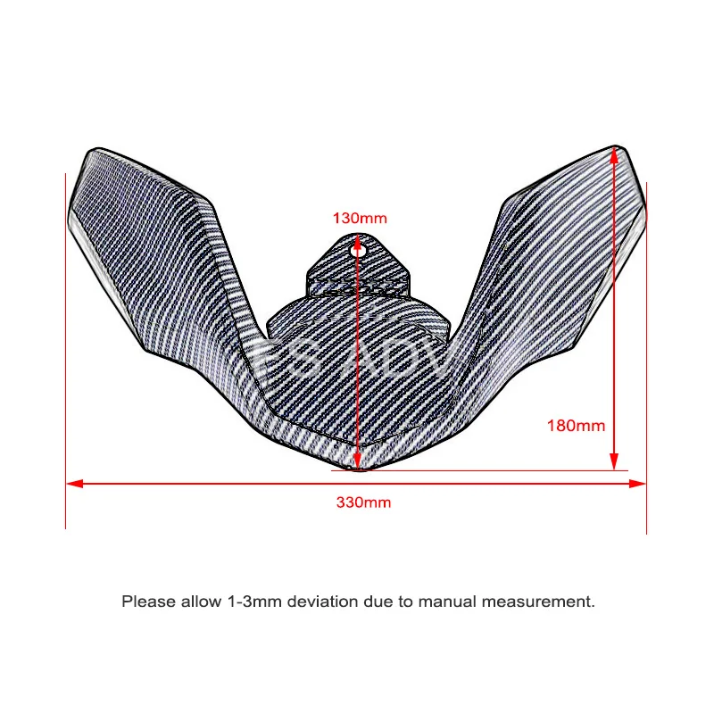 غطاء موسع عجلة تمديد منقار أمامي من الكربون لسيارات BMW R1250GS R1200GS R 1200GS R 1200 GS LC R 1250 GS 2018-2023