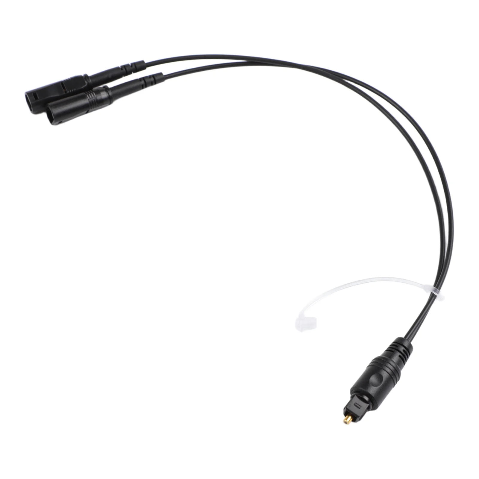Optical Audio Splitter Cable 1 Input 2 Output for TV PC Soundbar Headset with Long Distance Signal Transmission