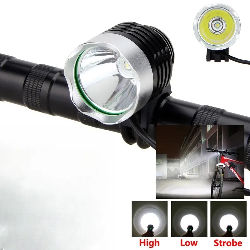 

Для велосипеда перезаряжаемый 1000LM T6/L2 комплект ламп для горного велосипеда велосипедная лампа фары 2 в 1 без аккумулятора новая фара