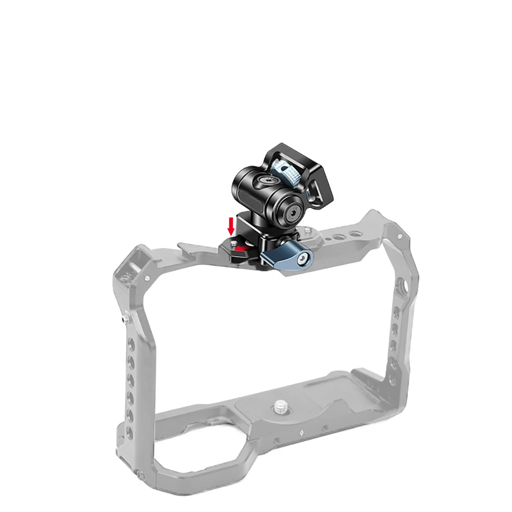 Universal Nato Clamp Quick Release Kamera Field Monitor Halterung 360 Rotation 180 ° Neigung für DJI RS Phone Mic Light NATO Cage – Detail 4