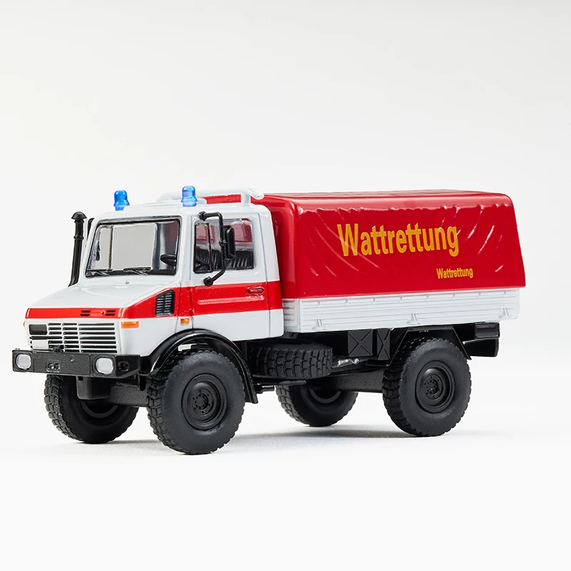 

MASSDI 1:64 Scale Unimog U1300L Rescue RV Alloy Simulation Car Model Adult Classic Collection Display Gift Souvenir Boy Toy