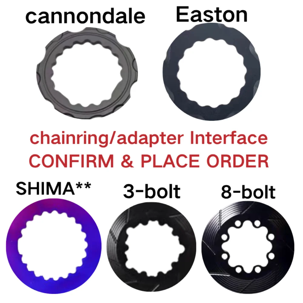 KEOS 12 سرعة لوحة واحدة مثبتة على التروس الإيجابية والسلبية من سبائك الألومنيوم مع 0 أوفست 34T-40T M7100 M8100 M9100 #2