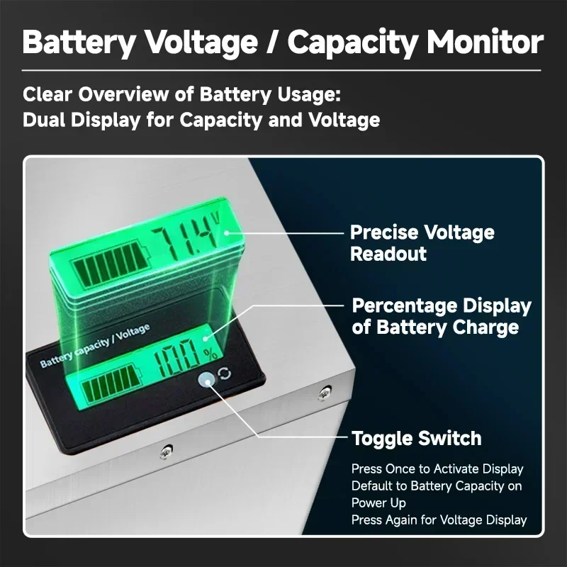 

48V 60V 72V 100Ah Powerful Lithium-ion Battery for Electric Vehicles, with Super Large Capacity A-grade battery cell