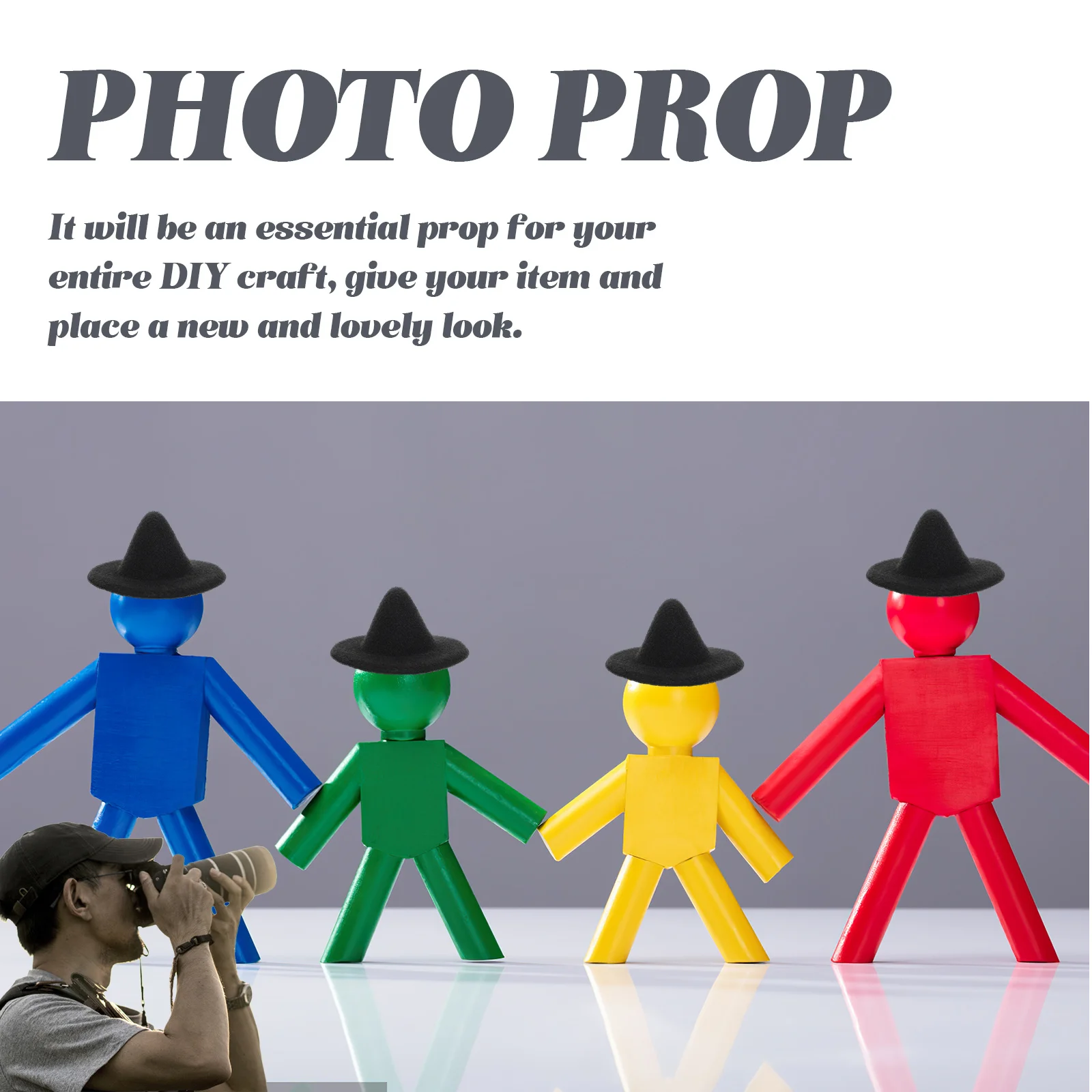 3Pcs Hats Small Halloween Witch Hats for Crafts Pet Party Decorations DIY Accessories Accessories