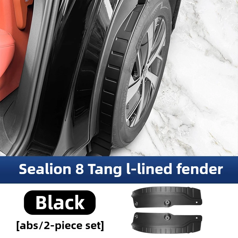 

For BYD Sealion 8 Tang L DMi/EV 2Pcs Rear Wheel Lined Mud Flap Splash Guard Tire Fender Cover Protector Decoration Accessories