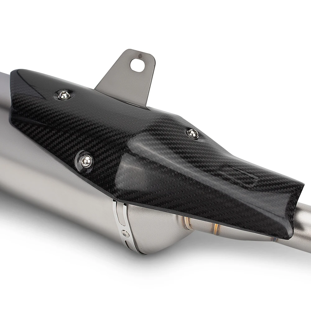 لهوندا X-ADV 750 X ADV750 NSS750 Forza750 دراجة نارية العادم تعديل الكربون غطاء طرف الخمار الأصلي