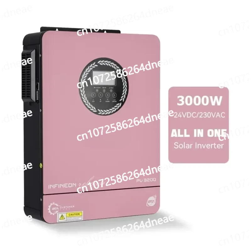 

3KW Solar Inverter, 24V/230Vac/80A, Hybrid Power System Inverter with MPPT Charging Controller, Suitable for Home Use