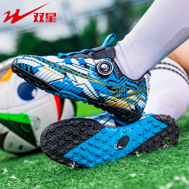 Low Cut FG Firm Ground Soccer Shoes Long Conical Studs Stable Grip Suitable for Dry Natural Grass Pitch Competitive Game Play