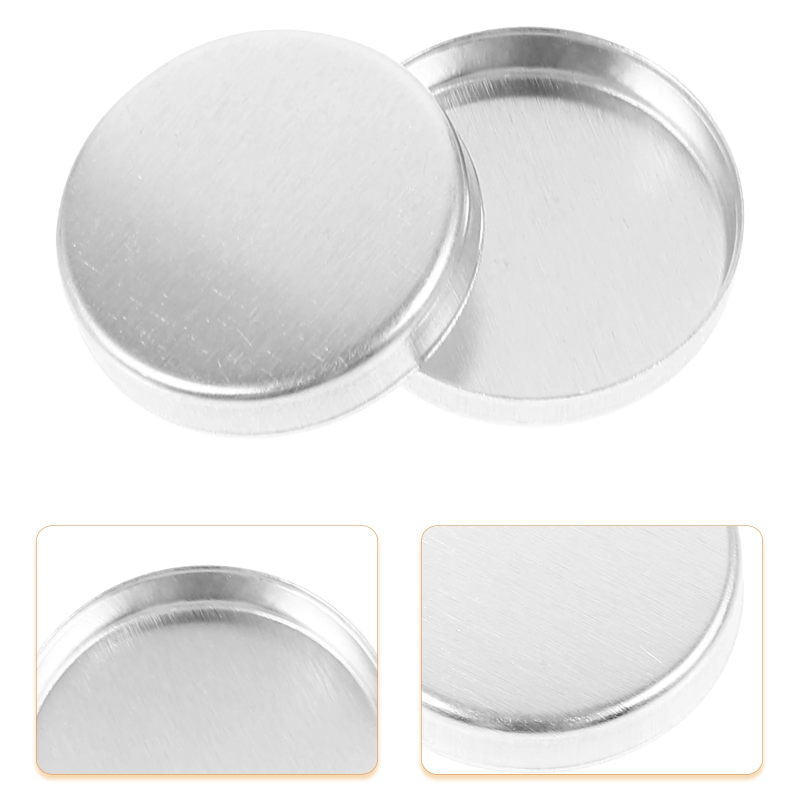 10Pcs Make-Up Aluminium Lidschatten Pan Kleine Tragbare Leere Lidschatten Fall DIY Wiederverwendbare Make-Up Tablett Halter Kleine Lidschatten Pan