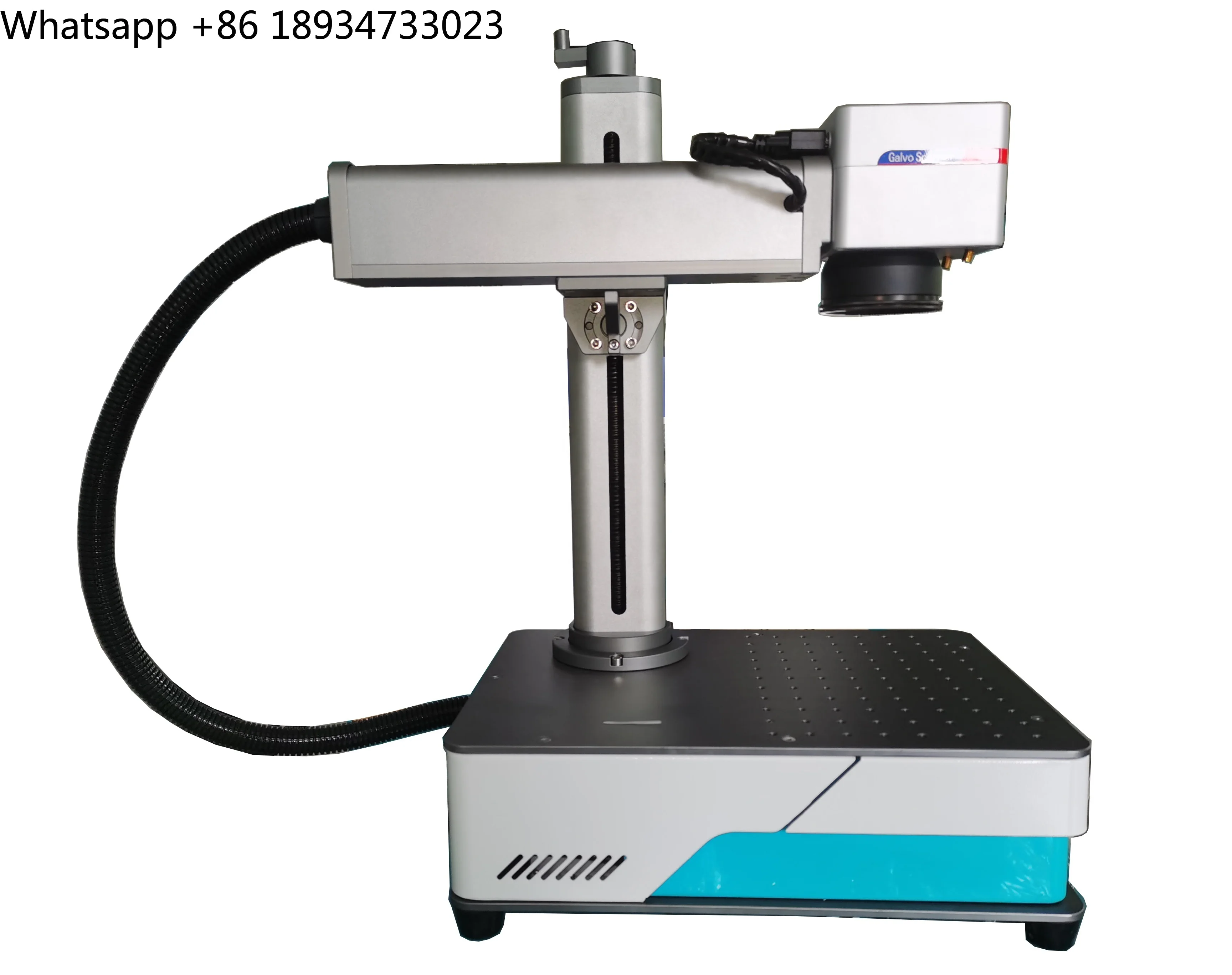Portable Desktop Type Fiber Laser Marking Engraving Etching Printing Machine for Metal Plastic Easy to Carry 20W/30W/50W