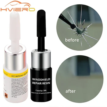 자동차 앞 유리 금이 간 수리 도구 DIY 창 전화 화면 키트 복원 경화 접착제 자동 유리 스크래치 균열 복원 흔적 없음
