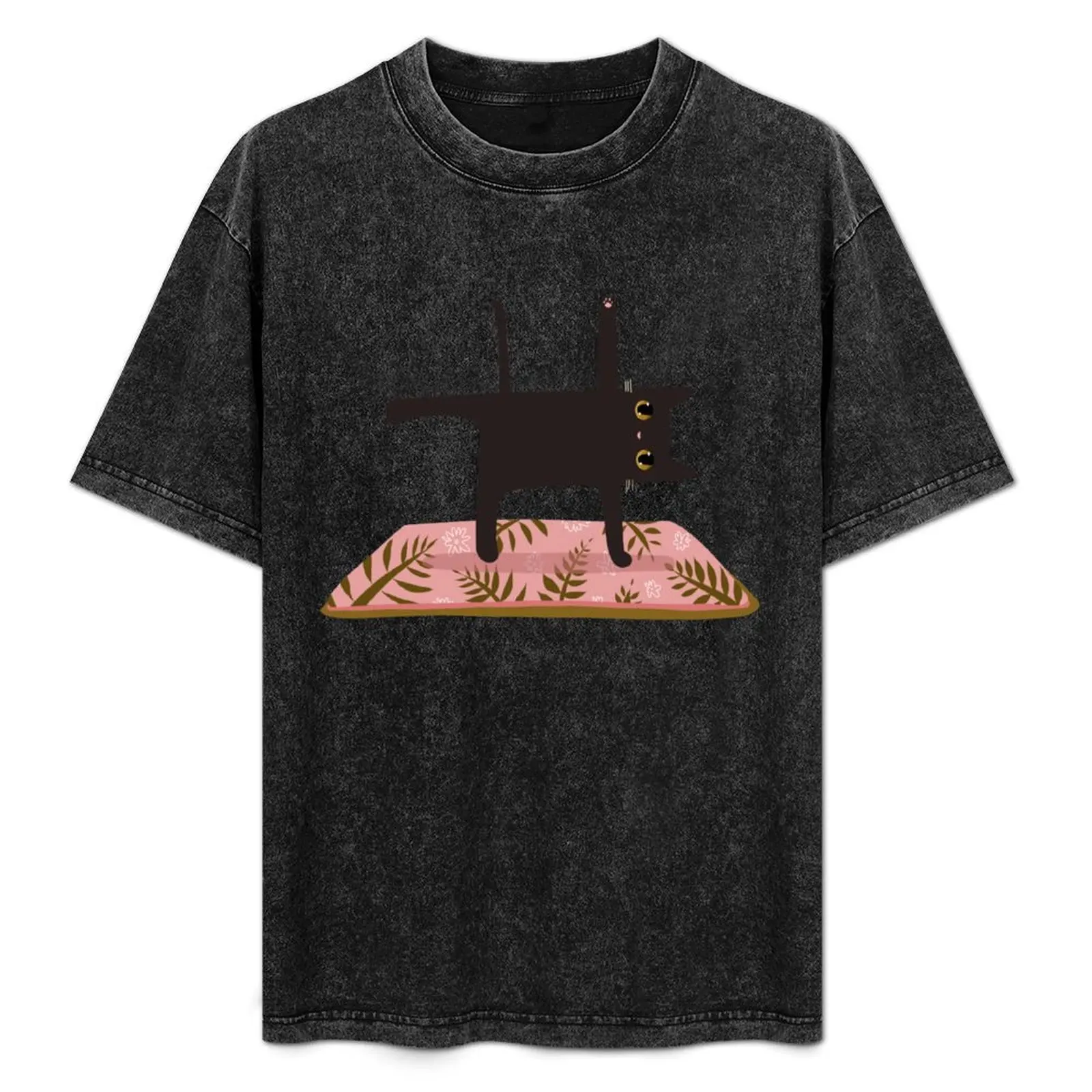 

Yoga Cat 3 T-Shirt Street Style Casual Tee Shirt