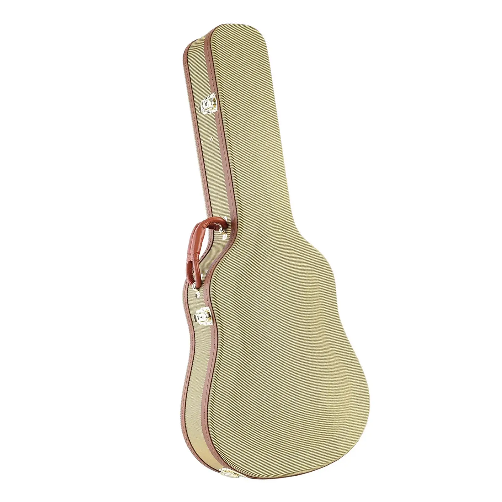 

40inch 41inch Guitar Case Adjustable Shoulder Strap Carry Handle with Lock Dust Cover for Travel Concert Show Stage Performance