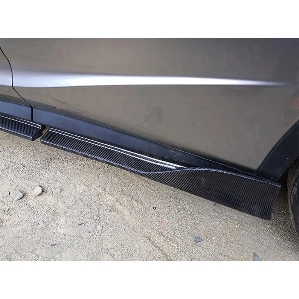 Carbon Fiber Side Skirts For Lexus RX300 RX450H 2016-2020 FRP Car Door Bumper Lip Aprons Car Styling