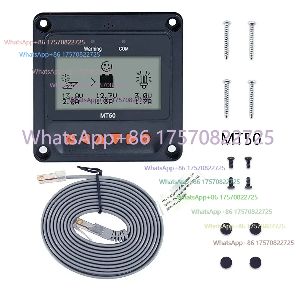 EPever EPsolar Remote Meter Display MT50 for MPPT Solar Charge Controller Tracer Remote Meter