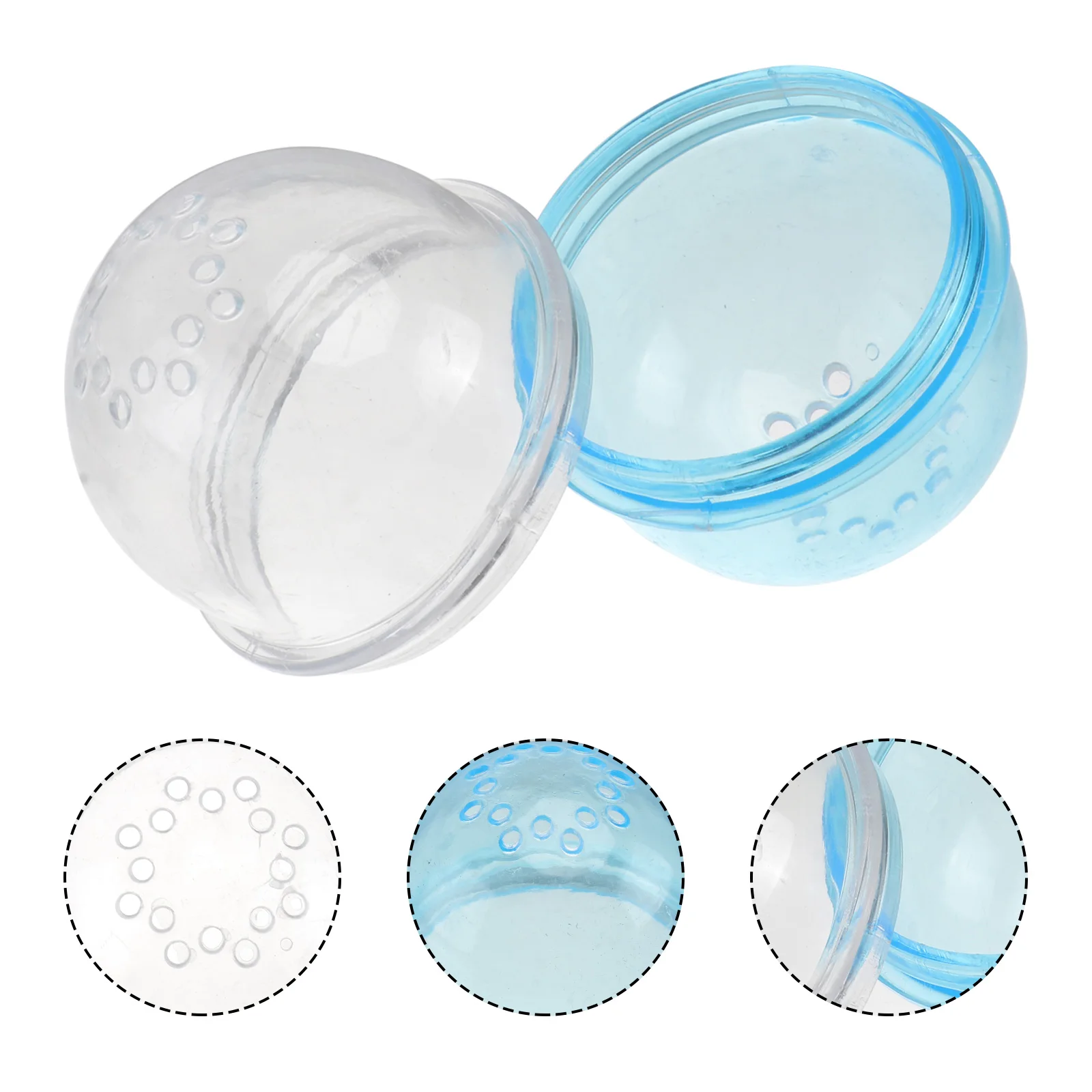 

4pcs Pet Tunnel Plugs Hamster Cage Accessories Sturdy Plastic Small Hole Design Expand Habitat Safe Place Promote Exercise Pet