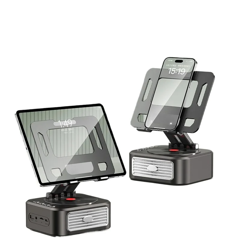 

Bluetooth audio high sound quality 360 ° rotating mobile phone stable support frame multi-function folding portable universal