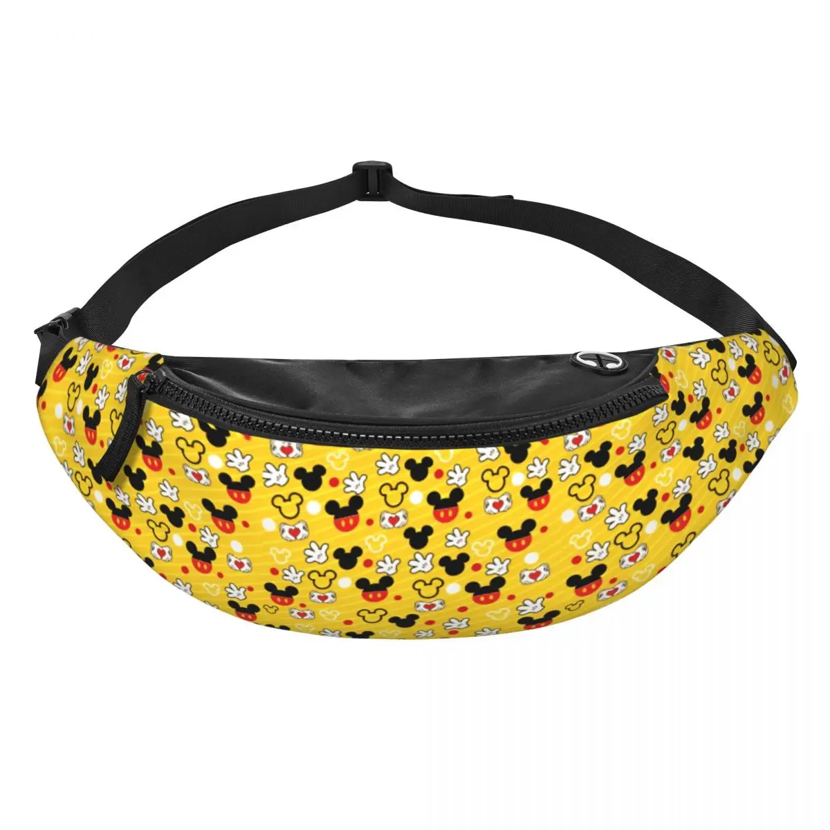 

Поясная сумка-бананка с Микки Маусом в стиле аниме для мужчин и женщин, мультяшная сумка через плечо для кемпинга, велоспорта, телефона и денег